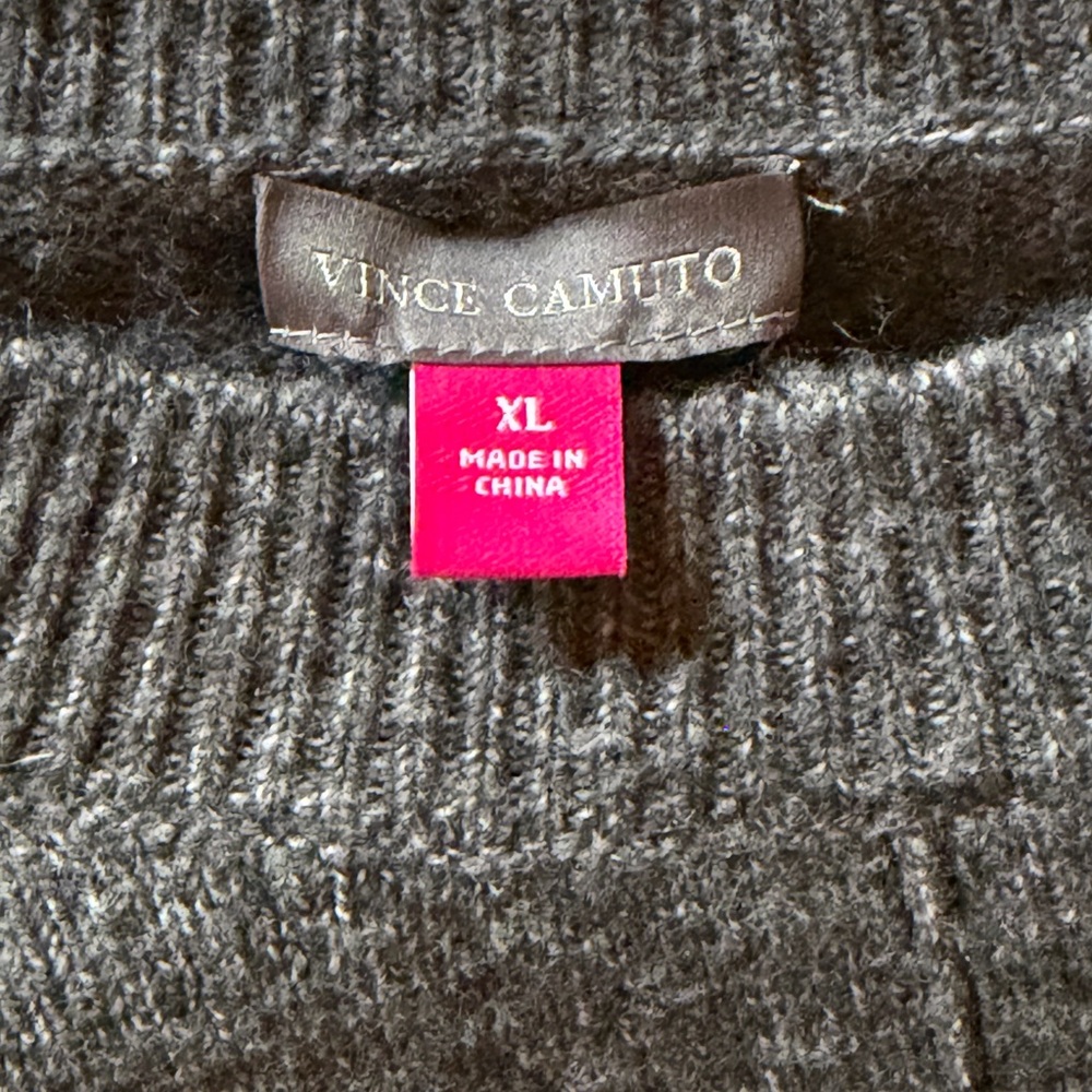 Vince Camuto Women’s Gray Scoopneck Pullover Sweater - Picture 11 of 11